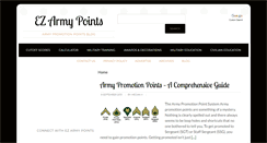 Desktop Screenshot of ezarmypoints.com