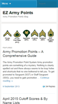 Mobile Screenshot of ezarmypoints.com